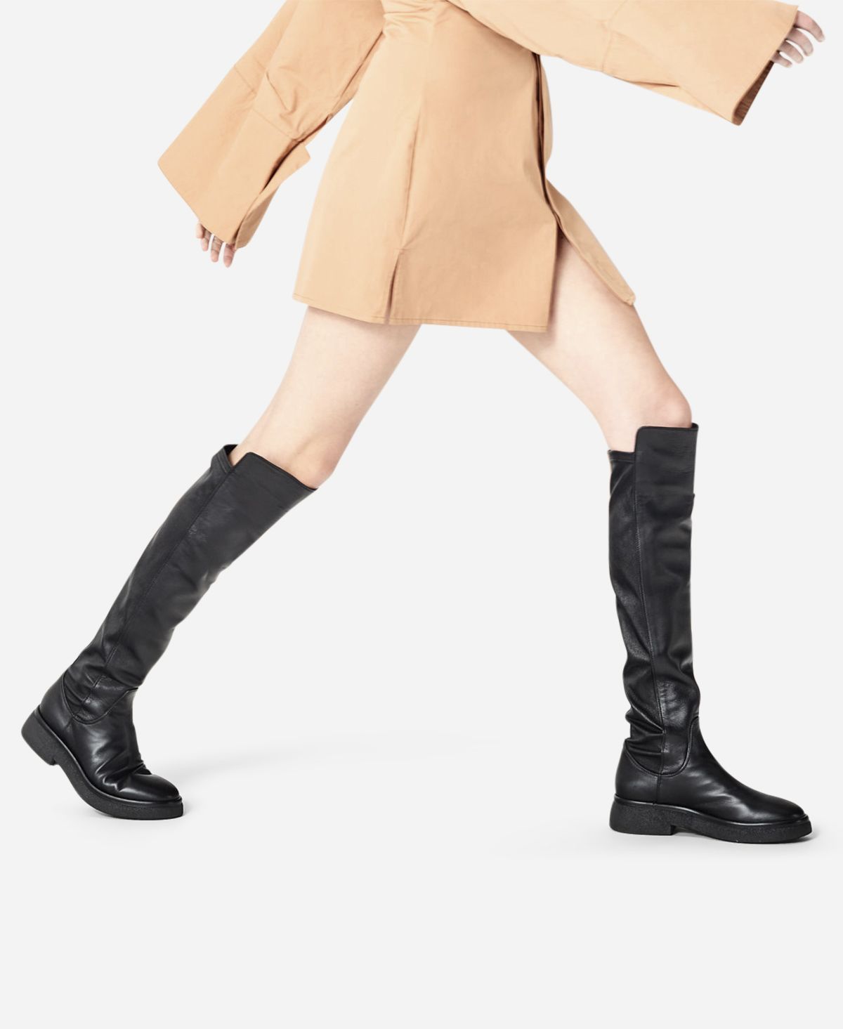 Agl Stivale in pelle Nero ALISON R BOOT Consegna Veloce