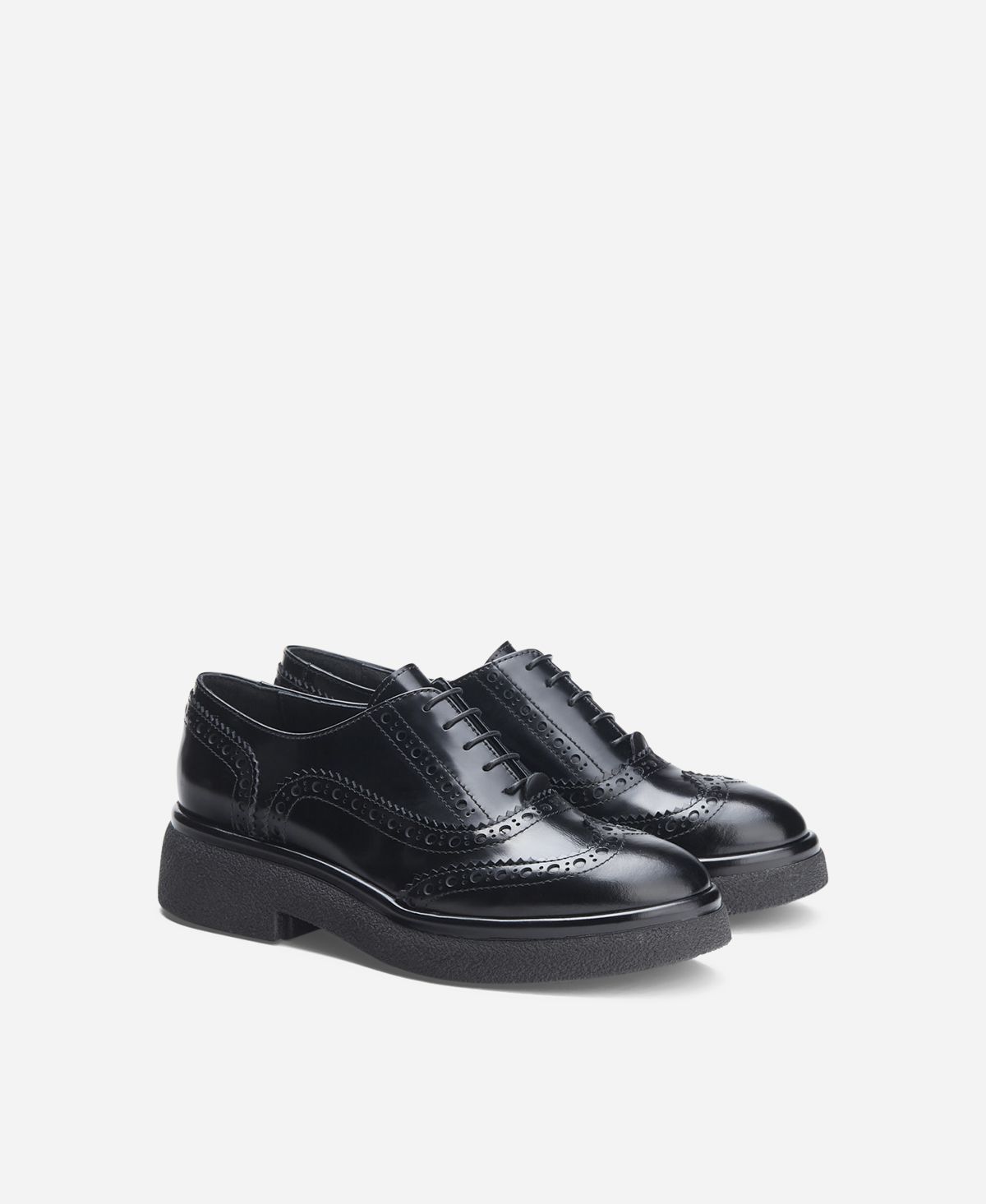 Agl Stringata in pelle Nero ALISON R LACE UP Fino Al -60%