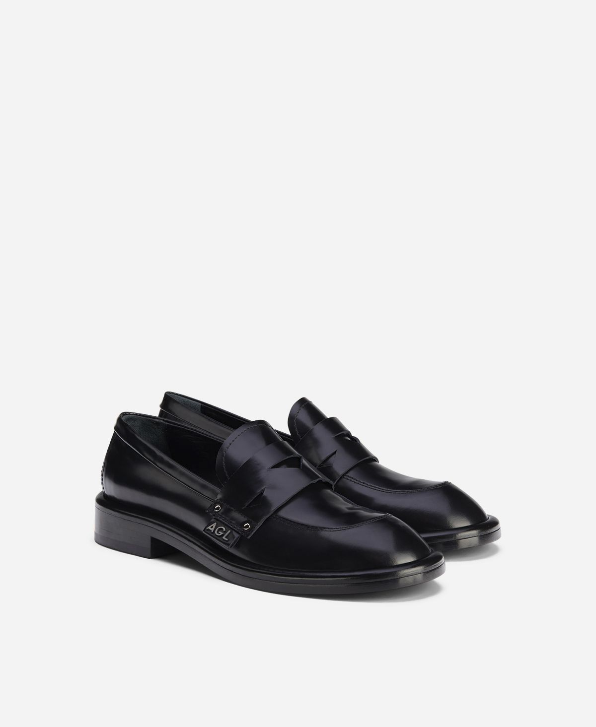 Agl Mocassino in pelle Nero ALISON MOC Sottocosto