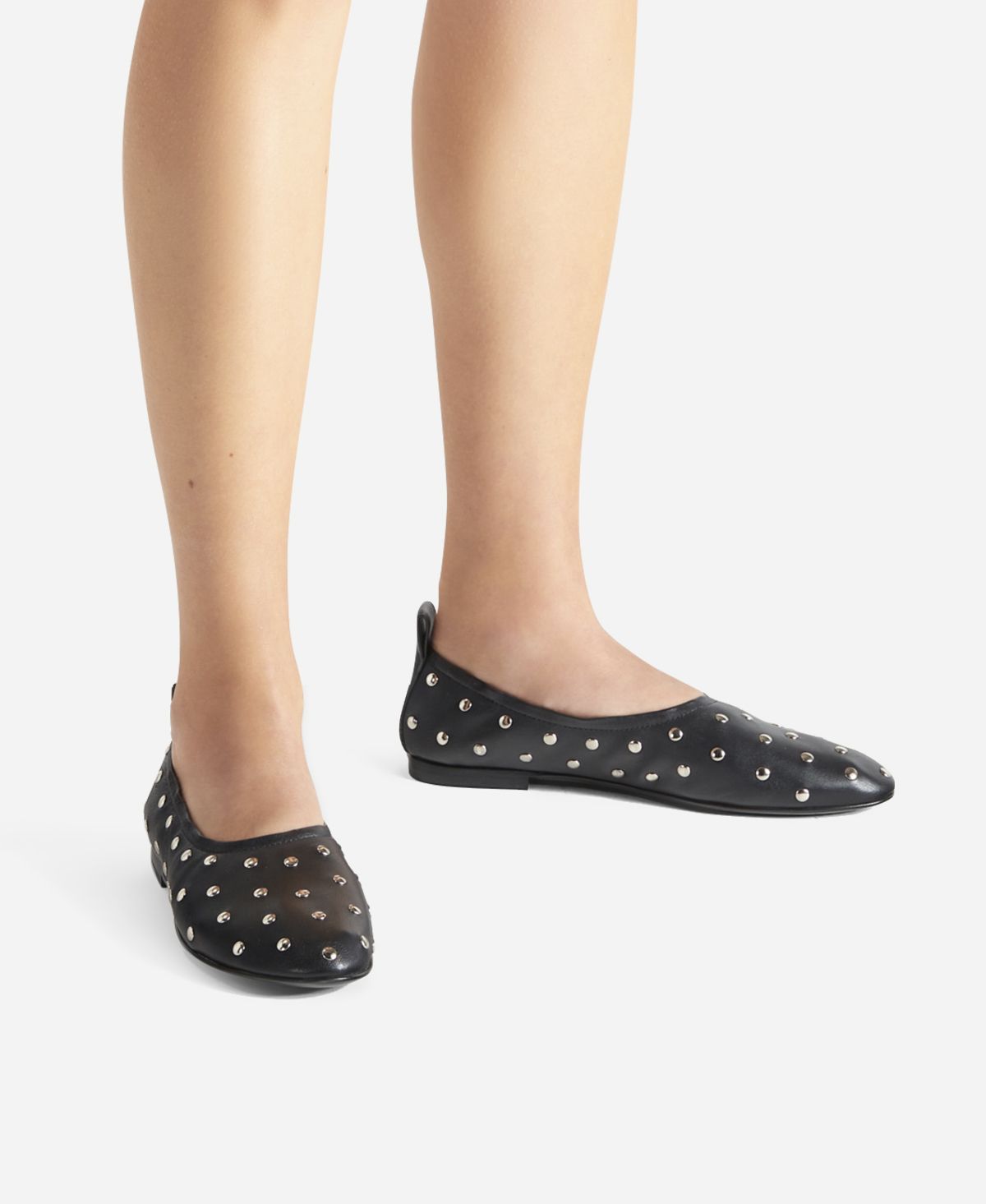 Agl Ballerina con borchie Nero Milly Soft Presa