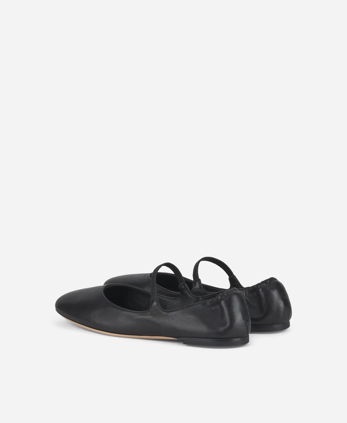 Agl Ballerina in pelle Nero Iris Sconto