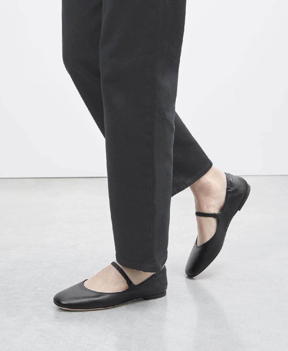 Agl Ballerina in pelle Nero Iris Sconto