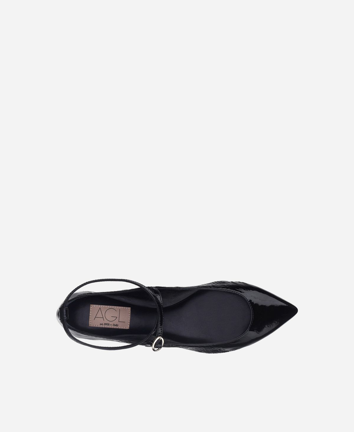 Agl Ballerina in pelle Nero Softy Ballet Offerta