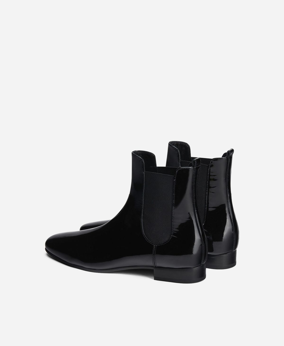 Agl Stivaletto in vernice con elastici Nero MAENA Outlet