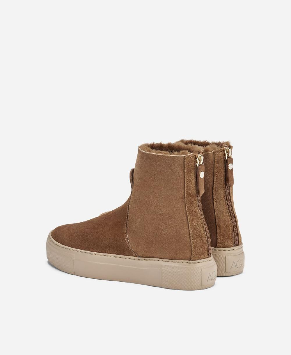 Agl Sneaker con shearling Cuoio MEGHAN WARM I Più Venduti