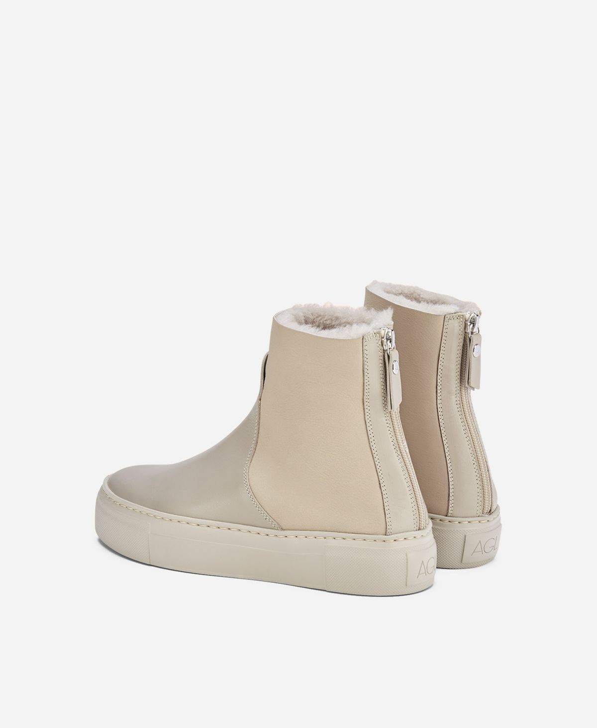 Agl Sneaker con shearling Crema MEGHAN WARM Vendite Flash