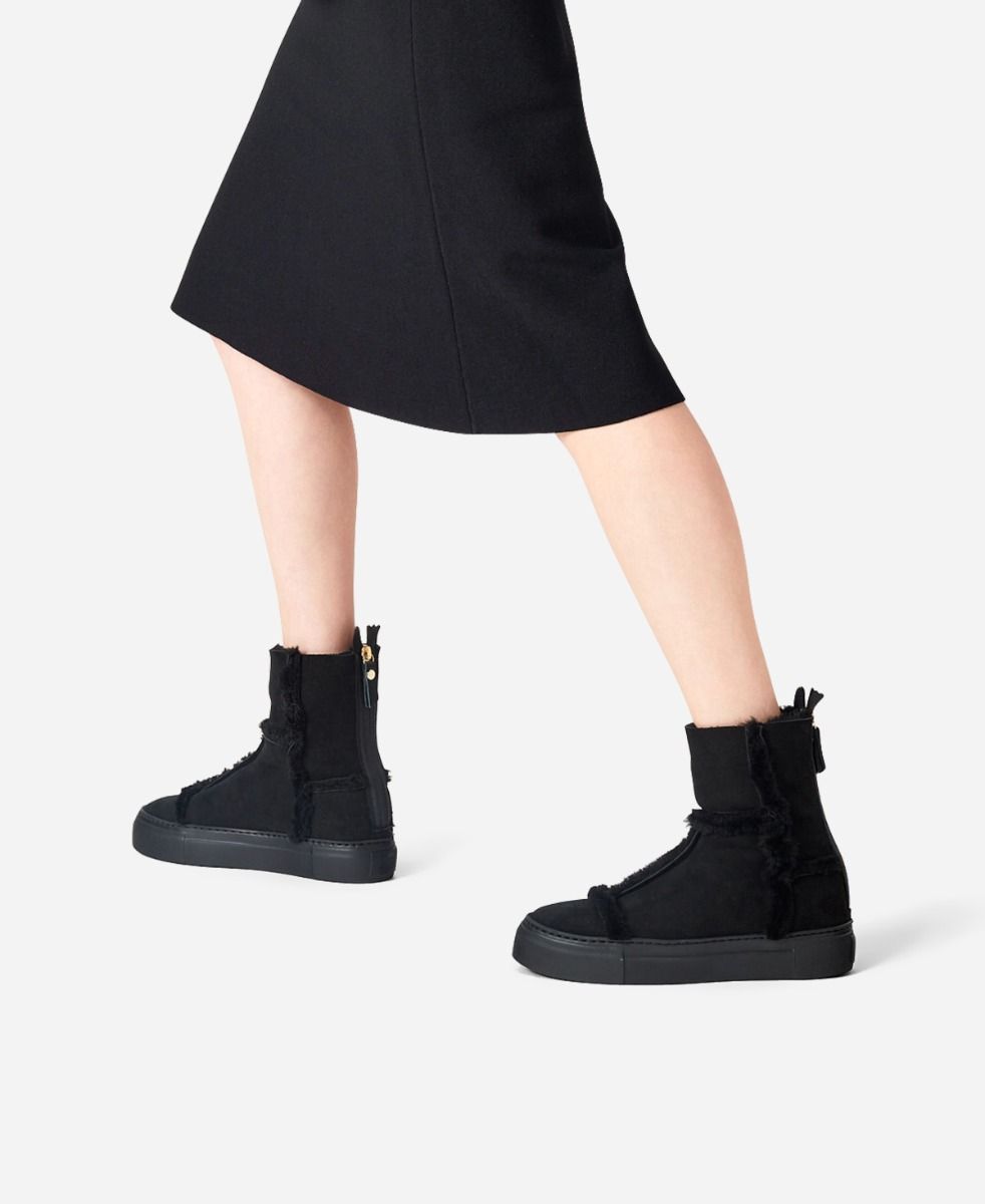 Agl Sneaker in montone Nero ROSY Nuova