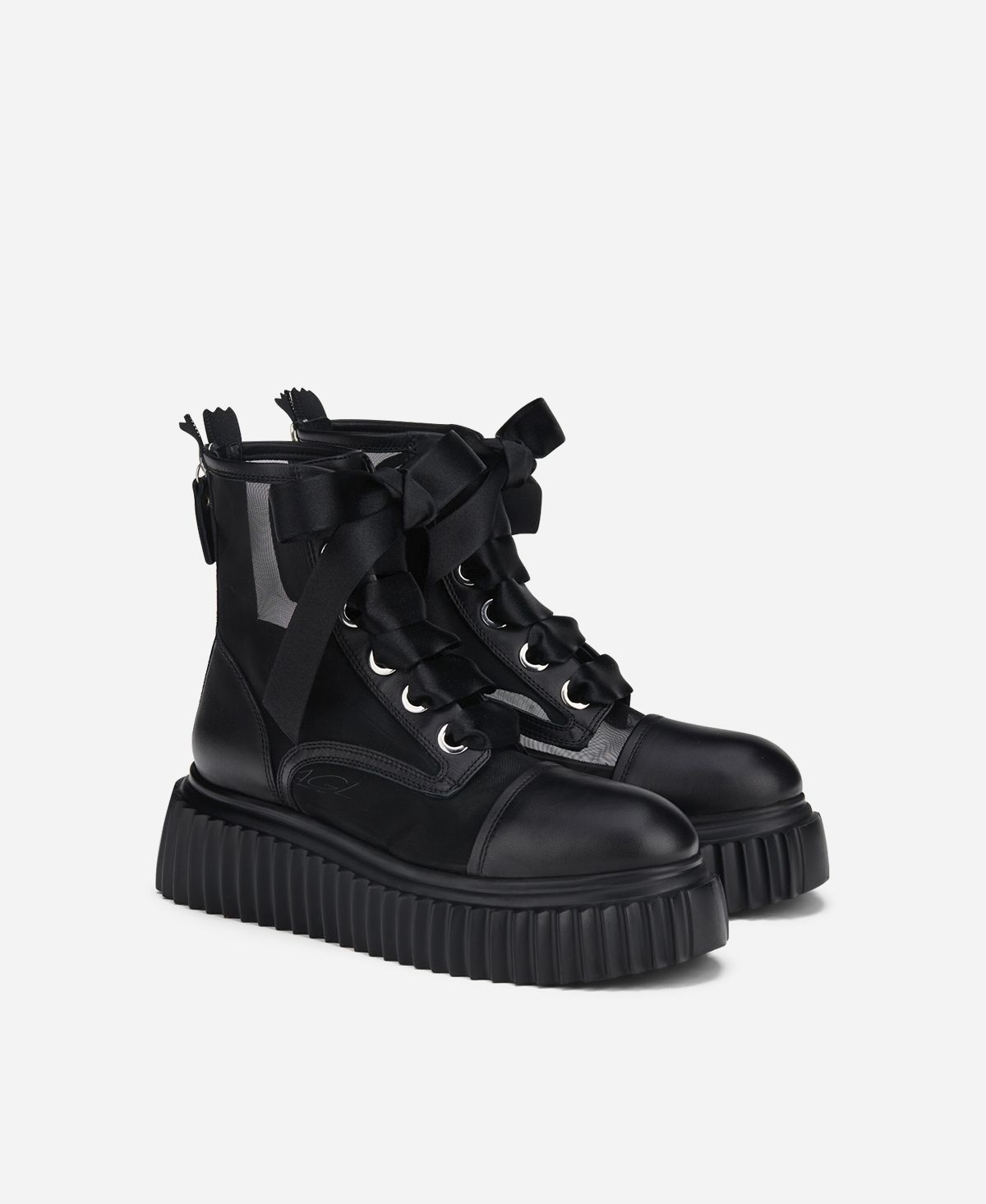 Agl Stivaletto con rete Nero Iggy Ghost Nuovo