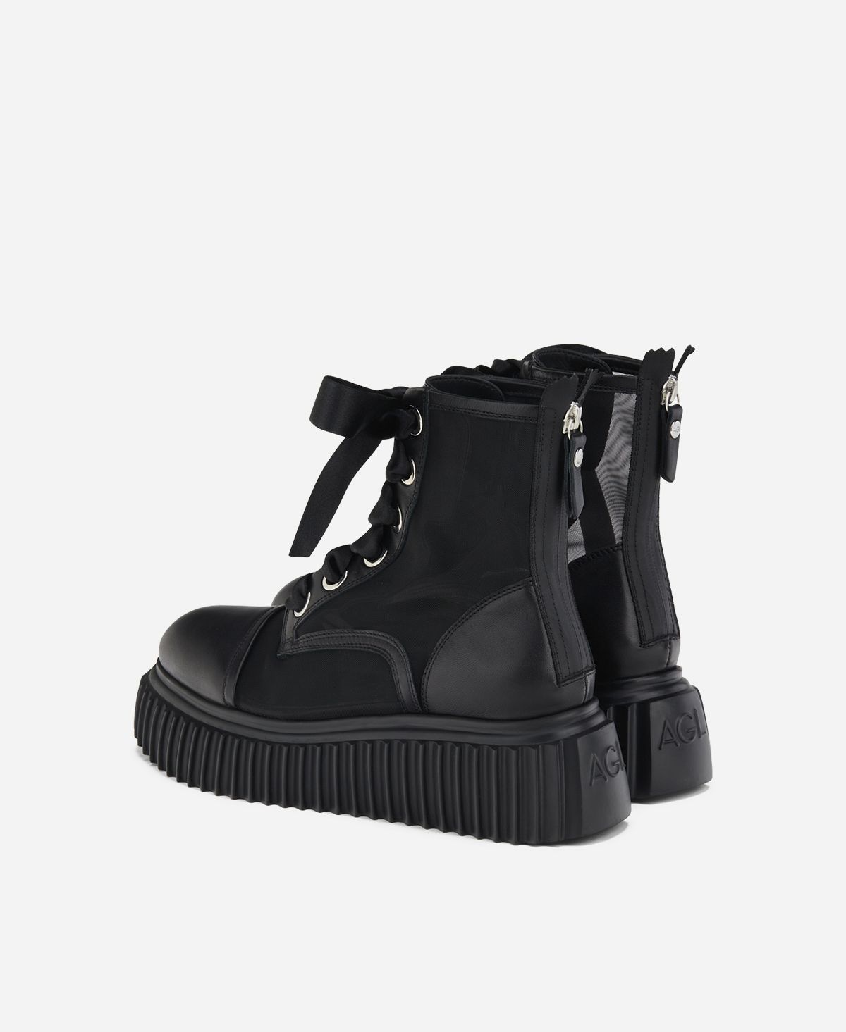 Agl Stivaletto con rete Nero Iggy Ghost Nuovo