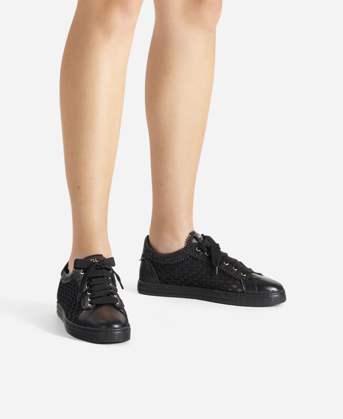 Agl Sneaker con trama Nero Sade Plots Presa