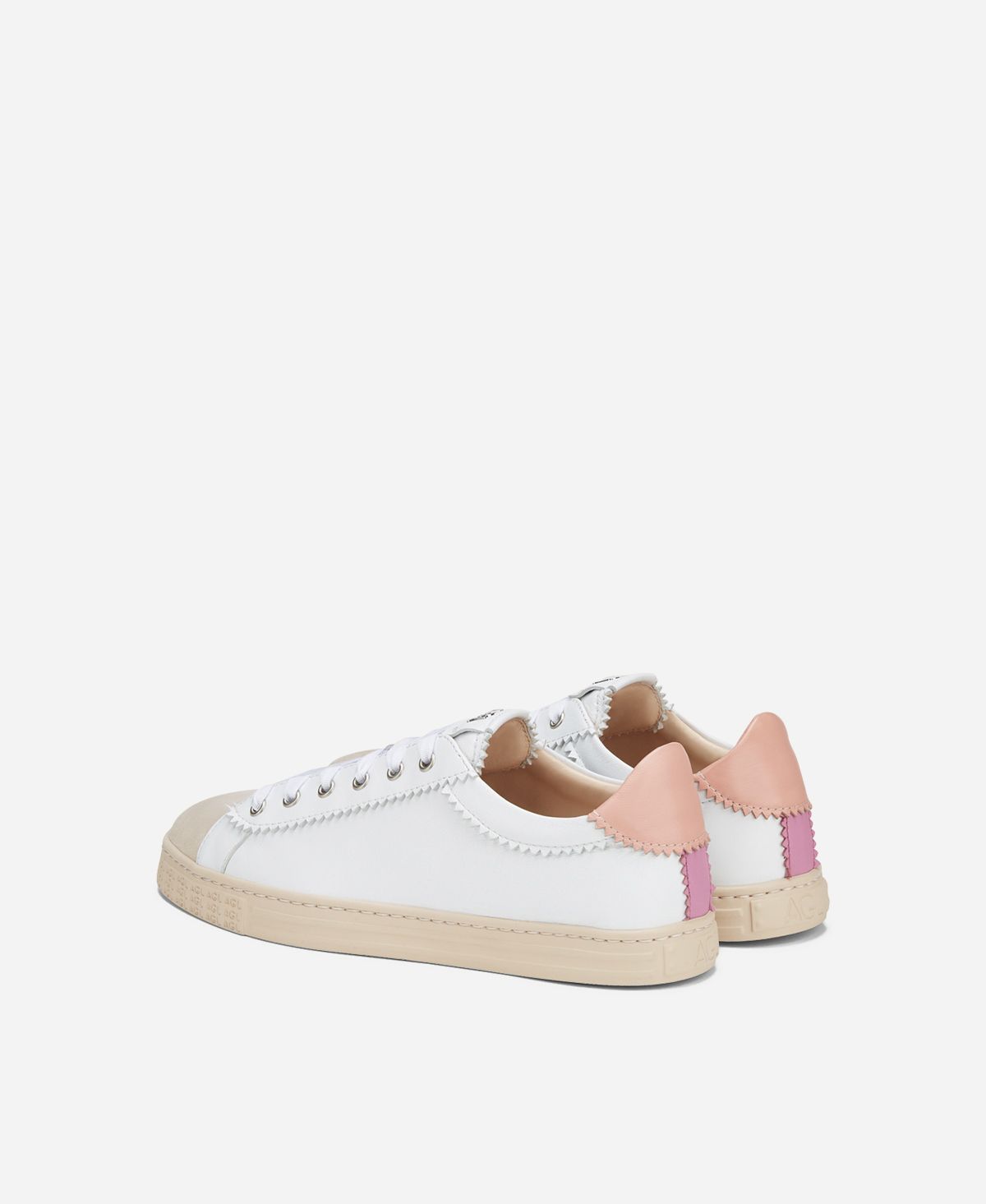 Agl Sneaker in pelle Rosa Sade Offerta