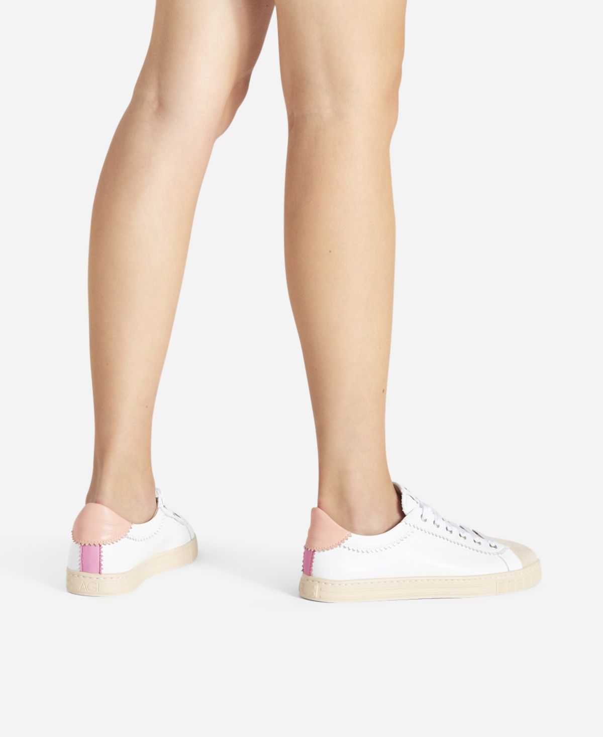 Agl Sneaker in pelle Rosa Sade Offerta