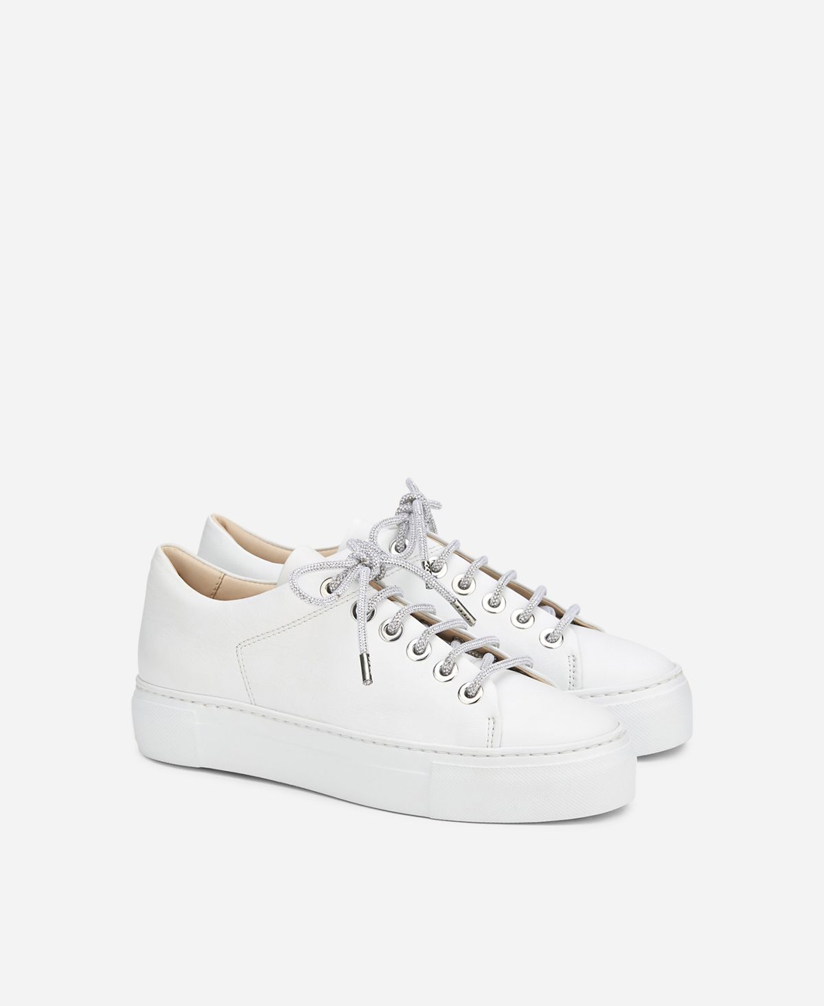 Agl Sneaker con lacci gioiello Bianco Crystal Economico