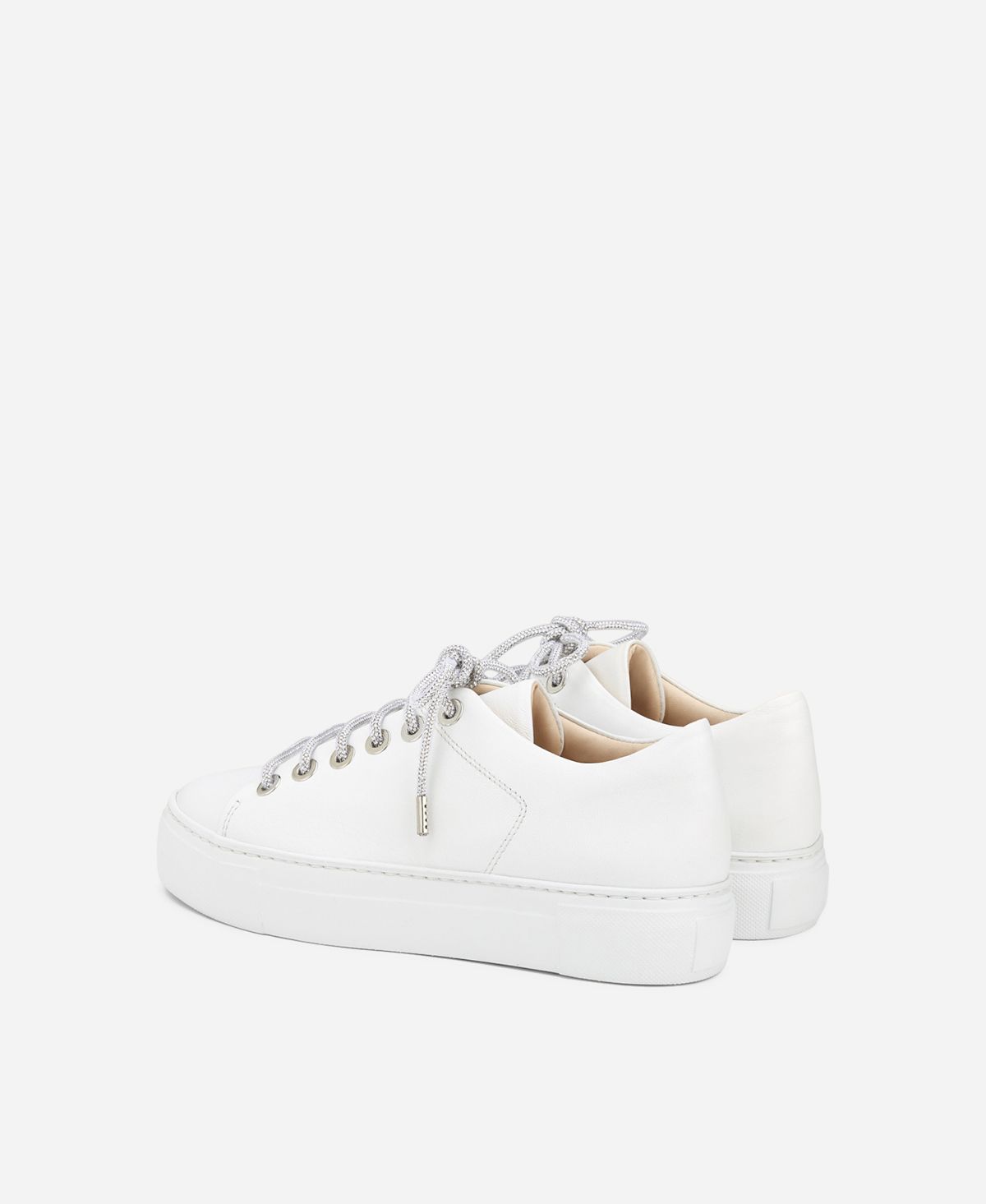 Agl Sneaker con lacci gioiello Bianco Crystal Economico