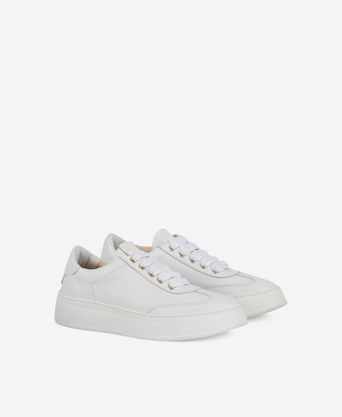 Agl Sneaker in pelle Bianco Giuly Shoes In Vendita