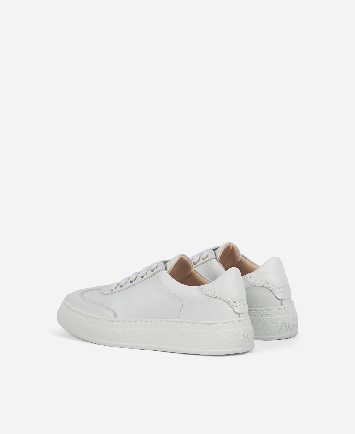Agl Sneaker in pelle Bianco Giuly Shoes In Vendita