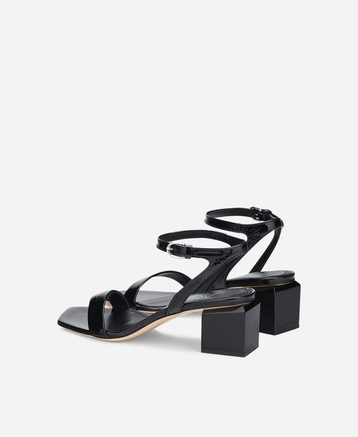 Agl Sandalo con tacco cubico Nero Angie Offerte