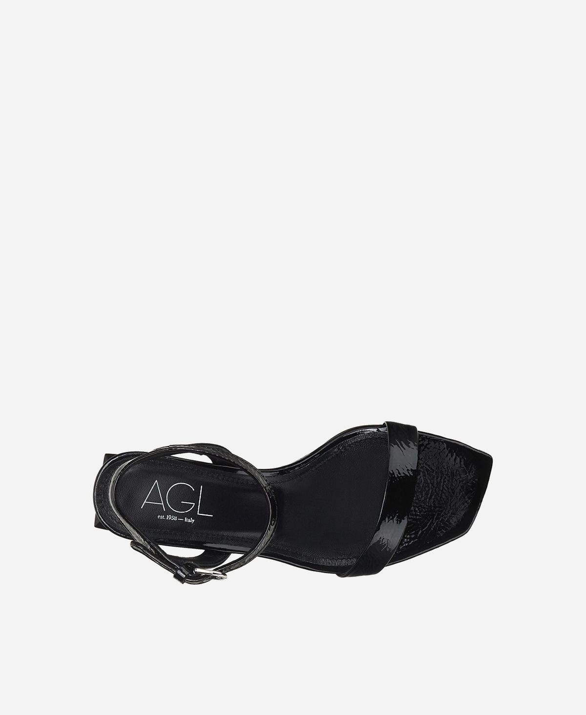 Agl Sandalo con tacco cubico Nero Angie Offerte
