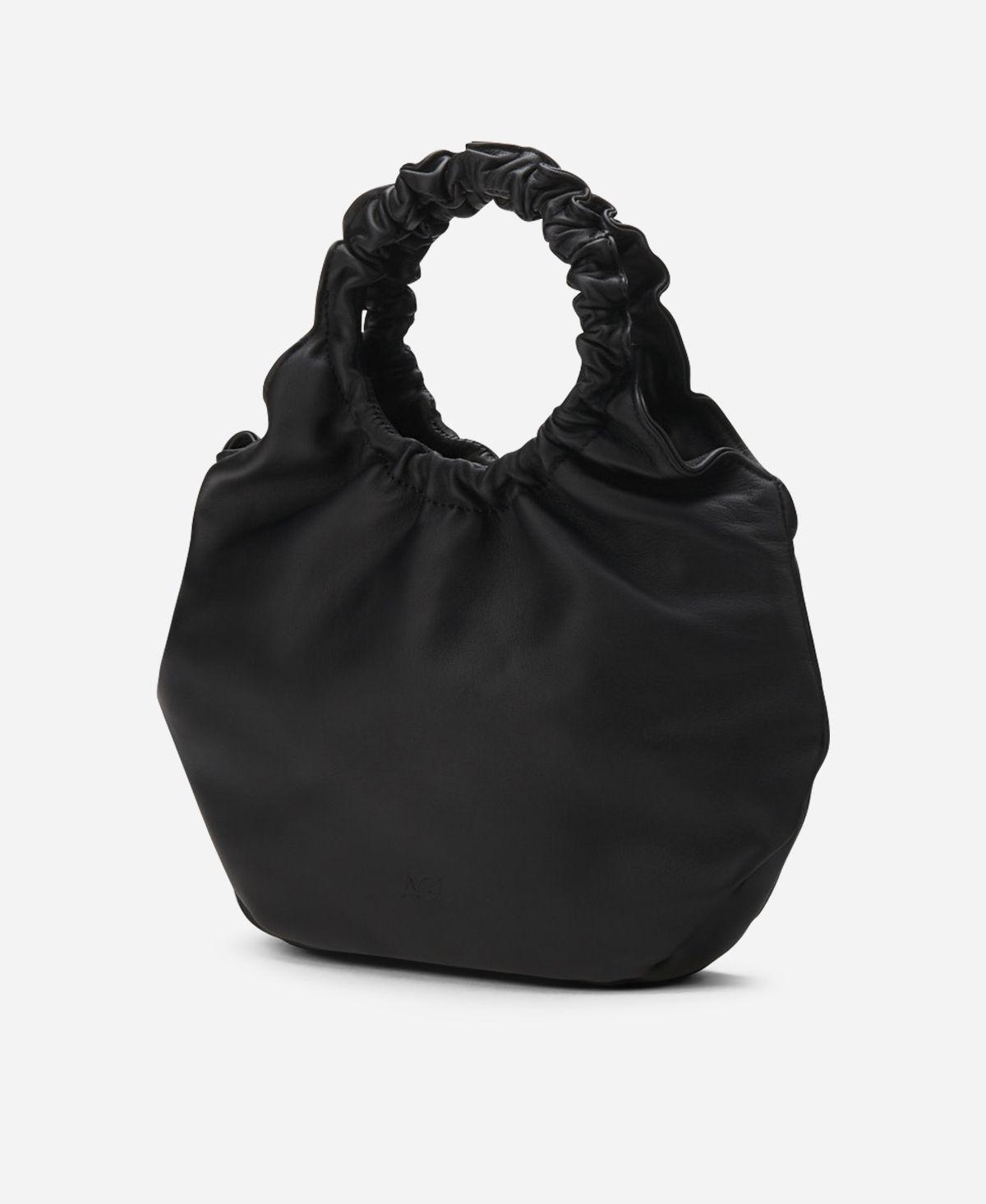 Agl Mini borsa in pelle Nero Mini Gretty Moda