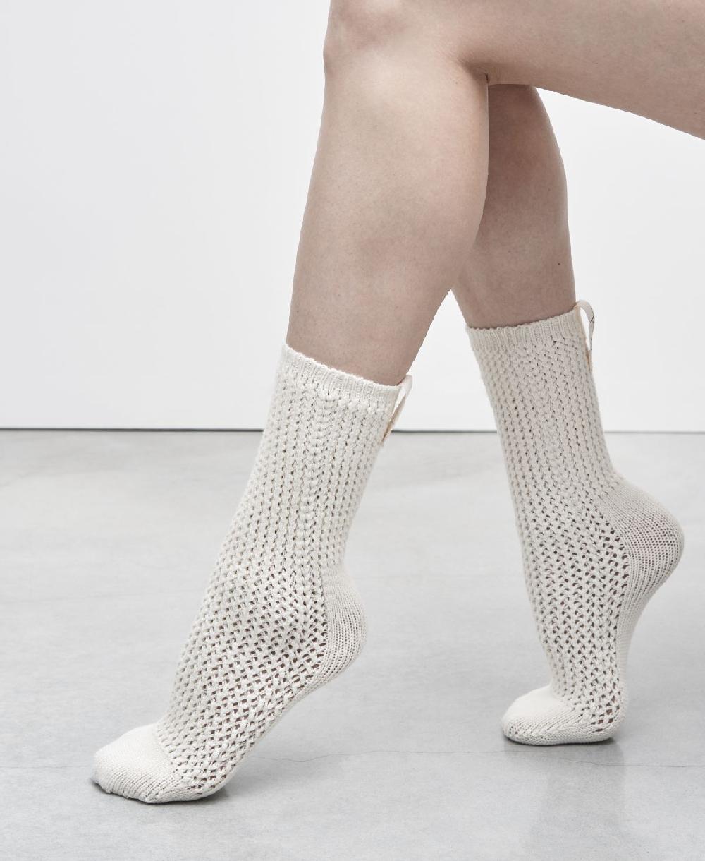 Agl Calze di lana Bianco SOCK Soddisfazione Garantita