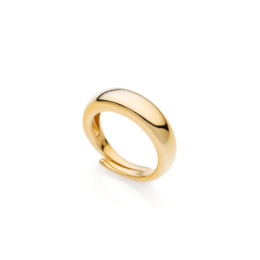 Unoaerre Anello dorato donna in argento | UNOAERRE Gioielli Affare Del Giorno