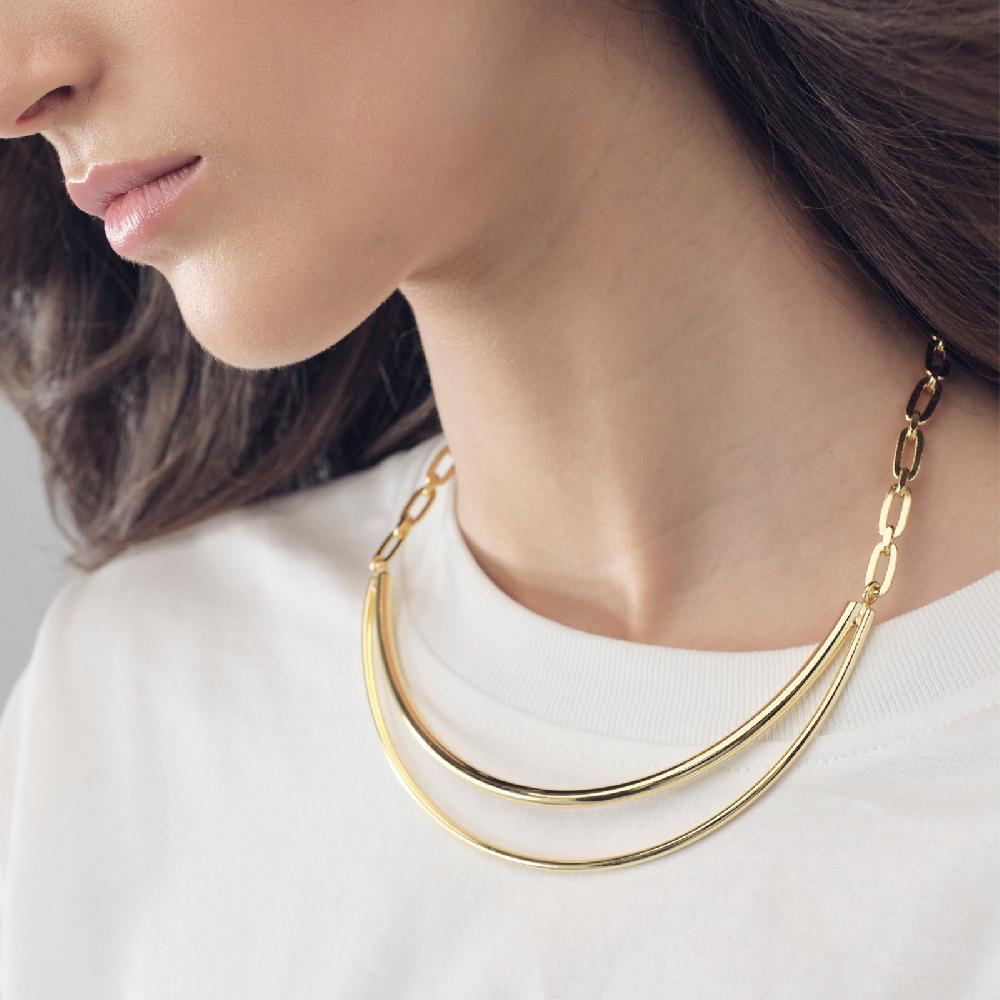 Unoaerre Collana in bronzo dorato | UNOAERRE Gioielli Negozi Online