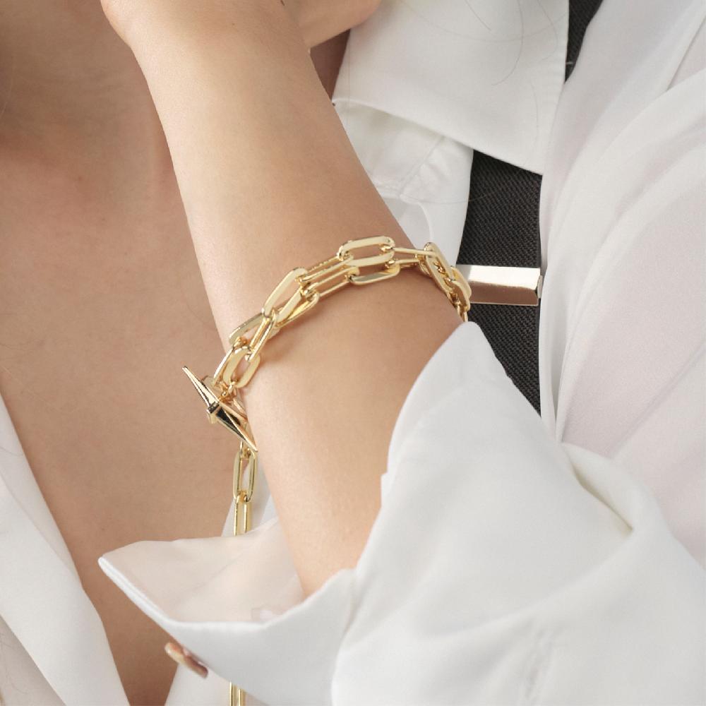 Unoaerre Bracciale dorato con catena | UNOAERRE Gioielli Consegna Veloce
