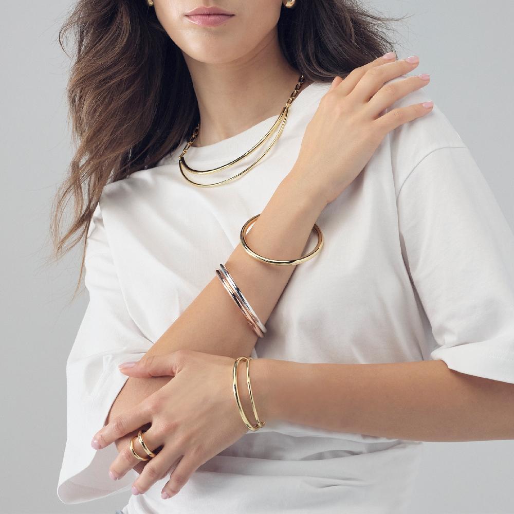Unoaerre Bracciale bangle dorato | UNOAERRE Gioielli Shopping Online