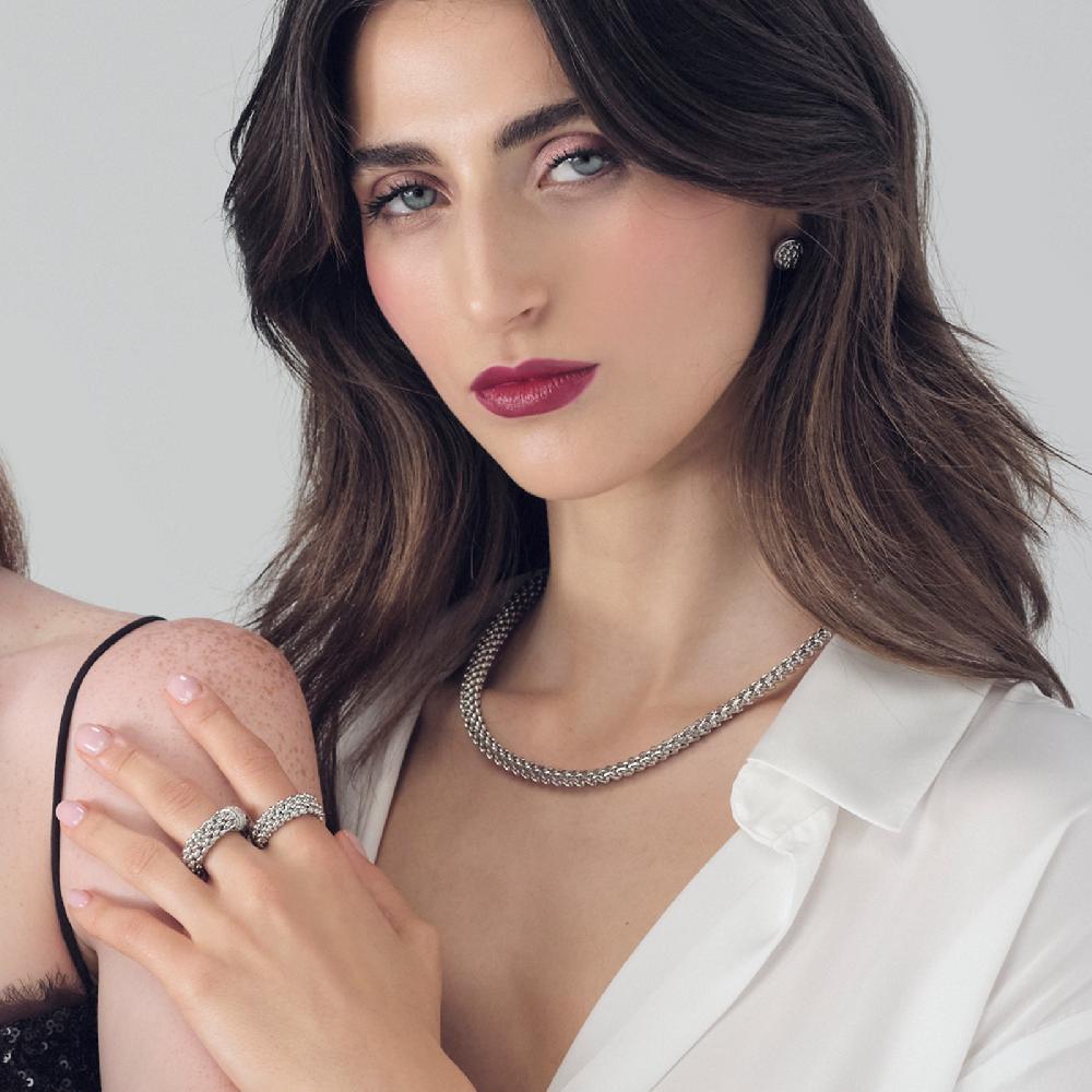 Unoaerre Anello in argento e zirconi | UNOAERRE Gioielli Sottocosto
