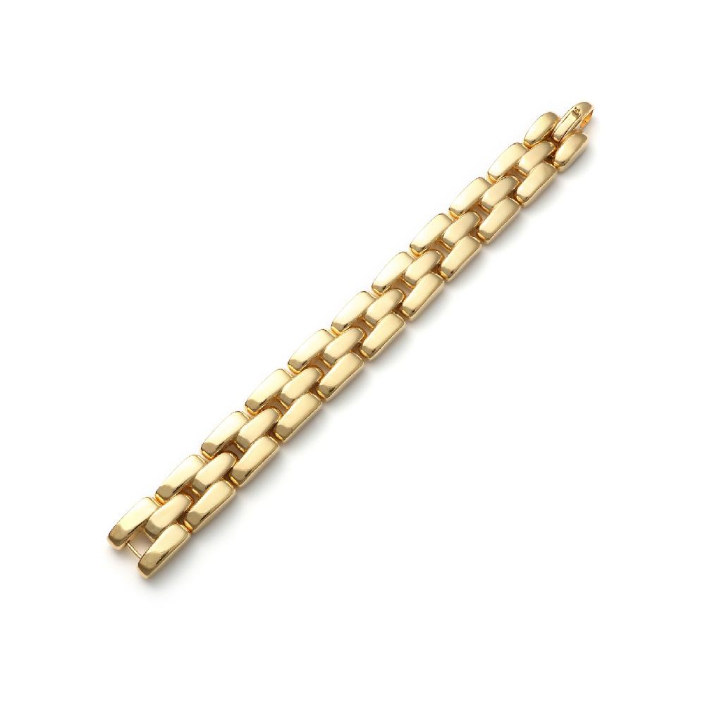 Unoaerre Bracciale Panthere in argento dorato | UNOAERRE Gioielli Economico
