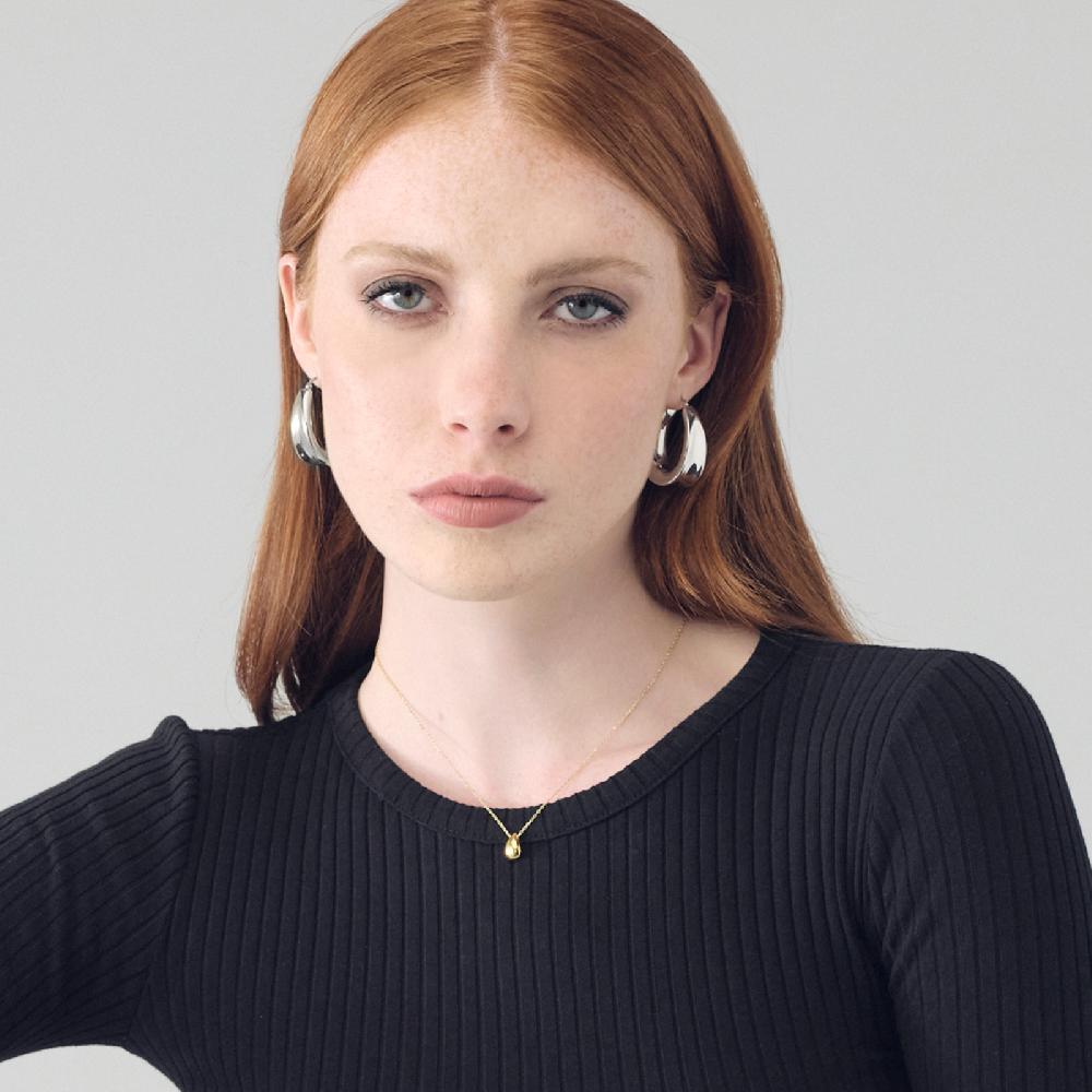 Unoaerre Orecchini campanella ovale in argento | UNOAERRE Gioielli Offerte