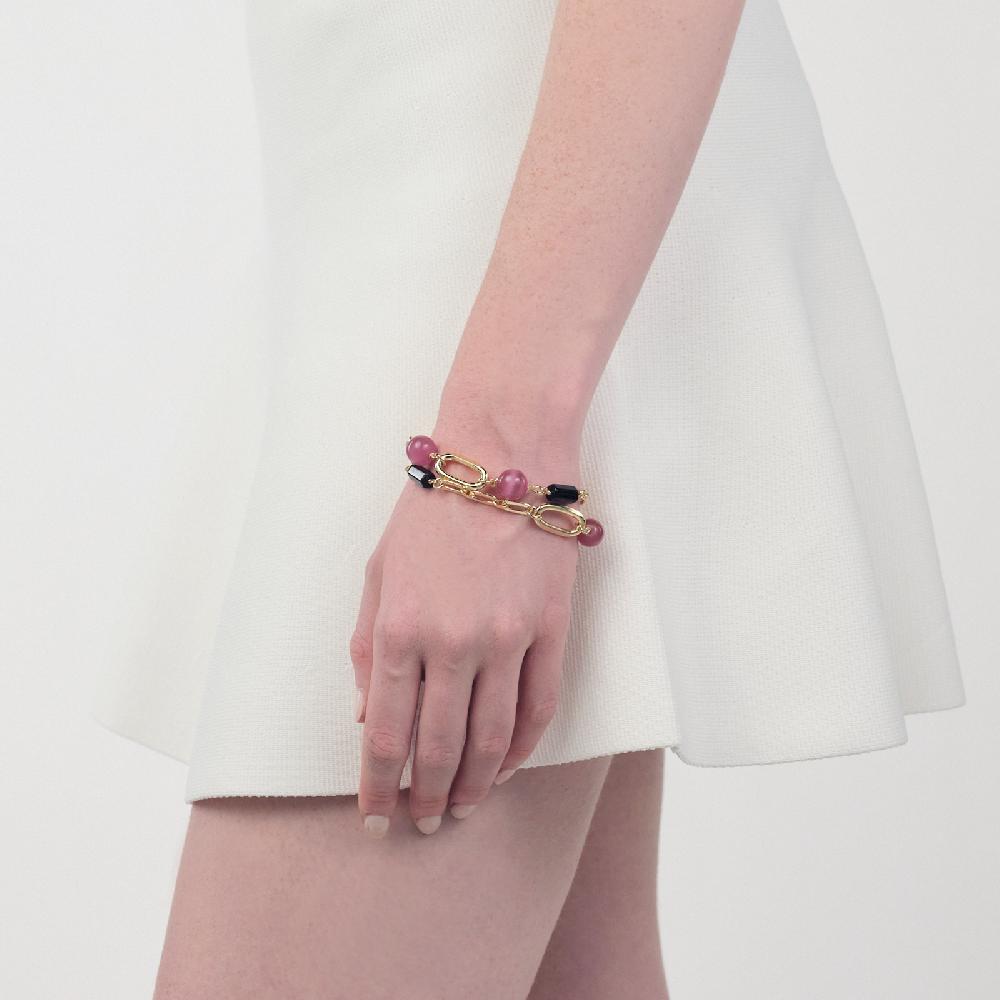 Unoaerre Bracciale pietre rosa | UNOAERRE Gioielli 2025