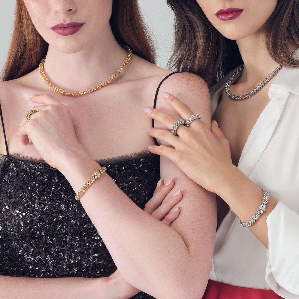 Unoaerre Bracciale in argento e zirconi | UNOAERRE Gioielli Pezzi Unici