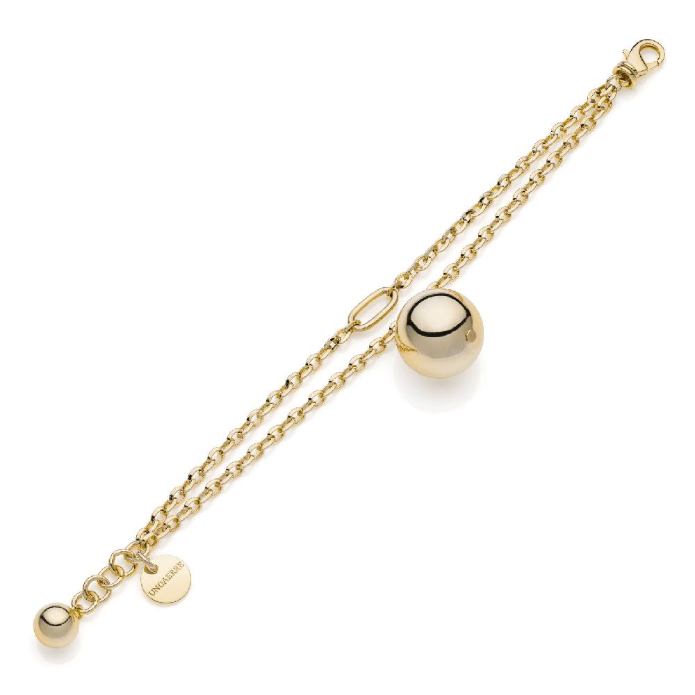 Unoaerre Bracciale dorato con ciondolo | UNOAERRE Gioielli Shopping Online