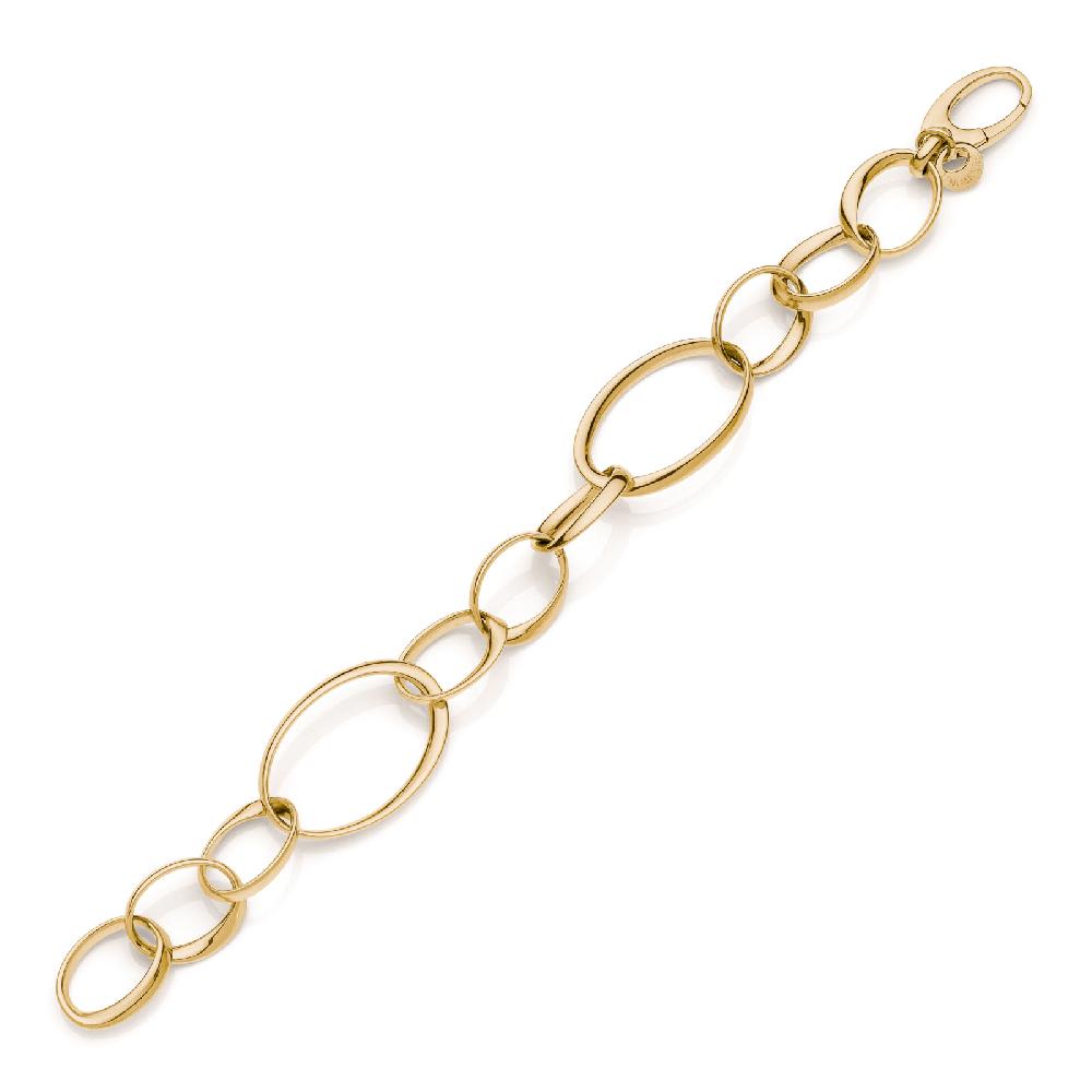 Unoaerre Bracciale donna catena in argento dorato | UNOAERRE Gioielli Sottocosto
