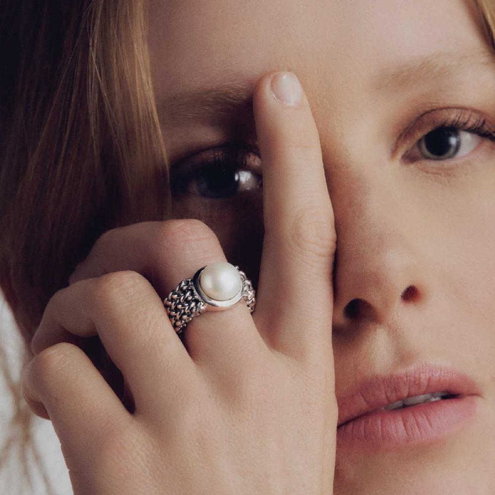Unoaerre Anello donna in argento con perla naturale | UNOAERRE Gioielli Prezzo di fabbrica