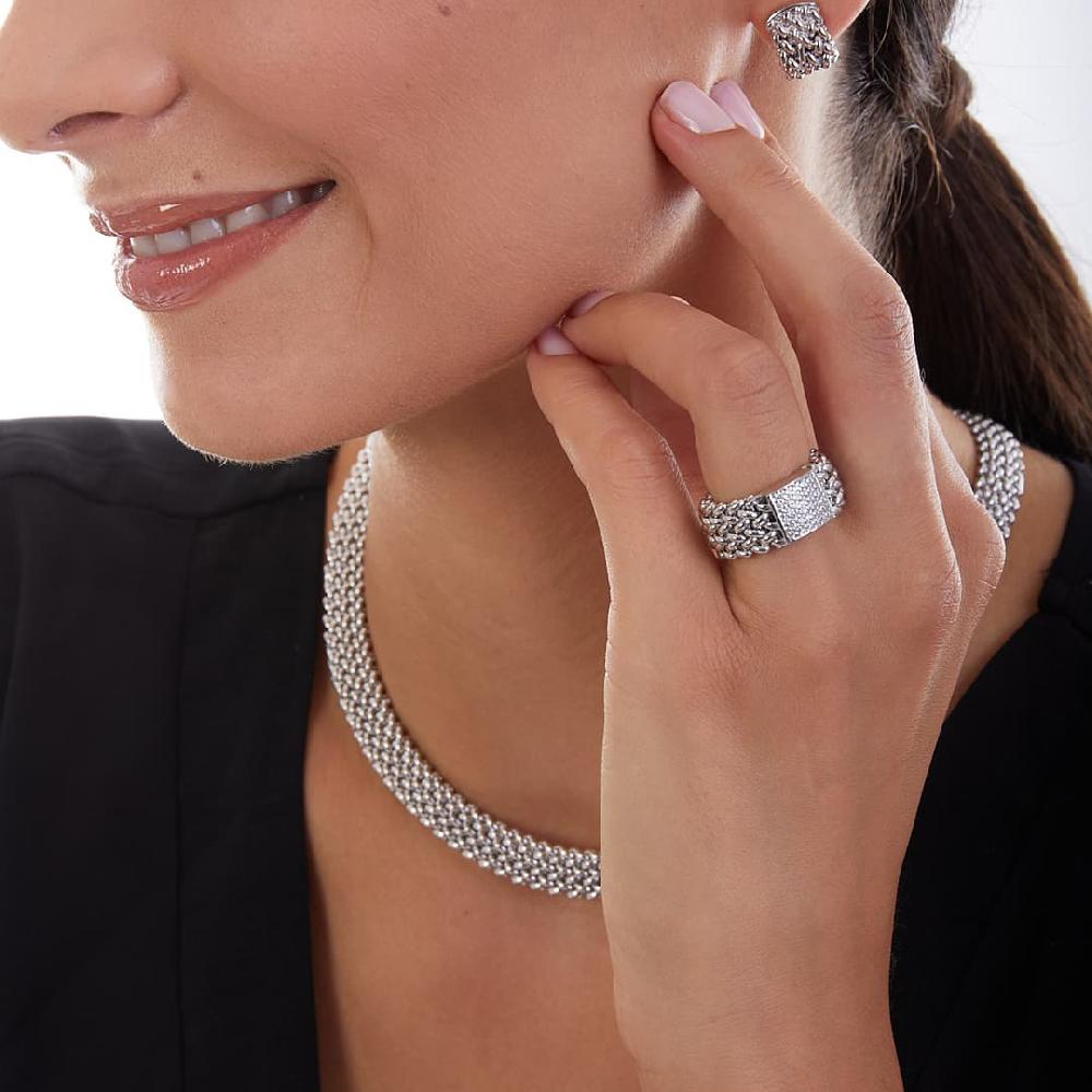 Unoaerre Anello in argento bianco 509531 | UNOAERRE Gioielli Negozio