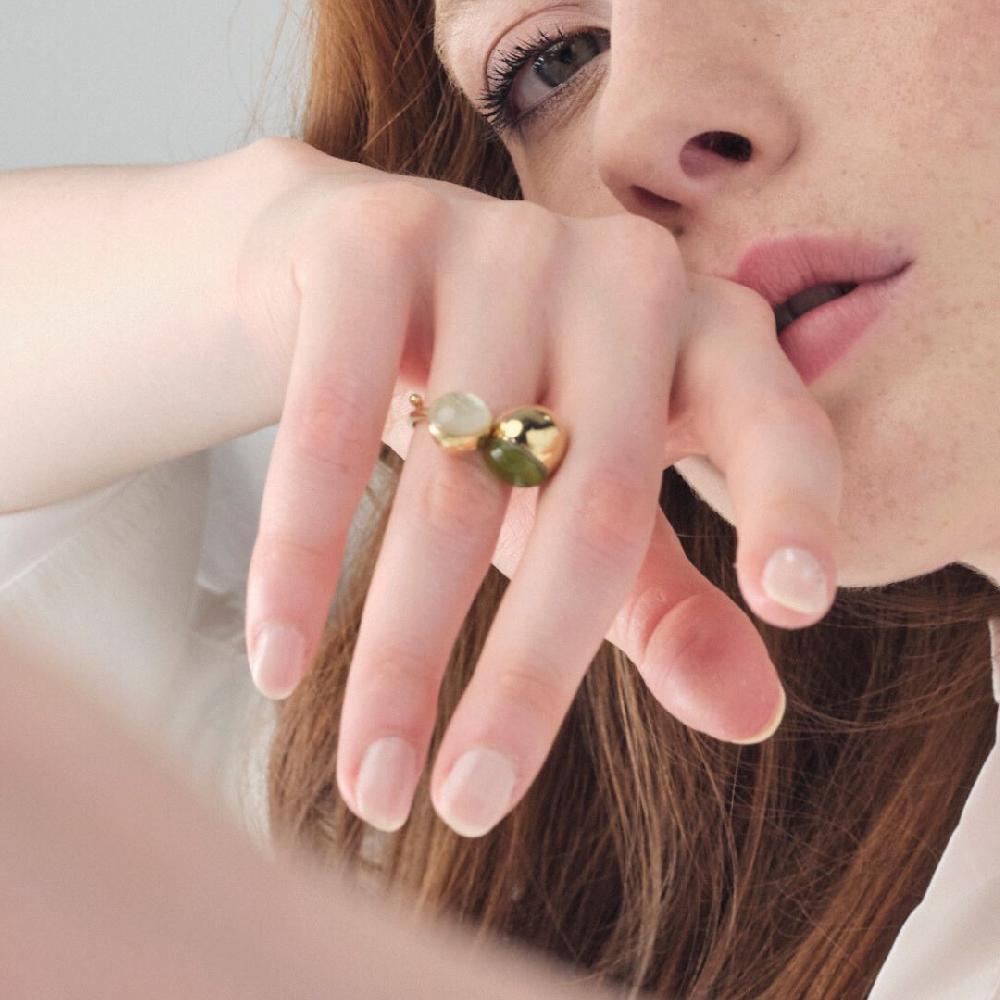 Unoaerre Anello in argento con pietre preziose | UNOAERRE Gioielli Acquista Ora