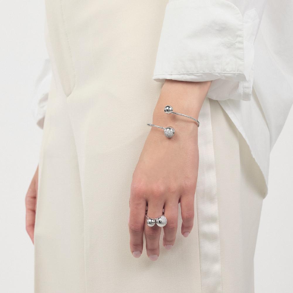 Unoaerre Anello in argento con pavé | UNOAERRE Gioielli Promozione Limitata