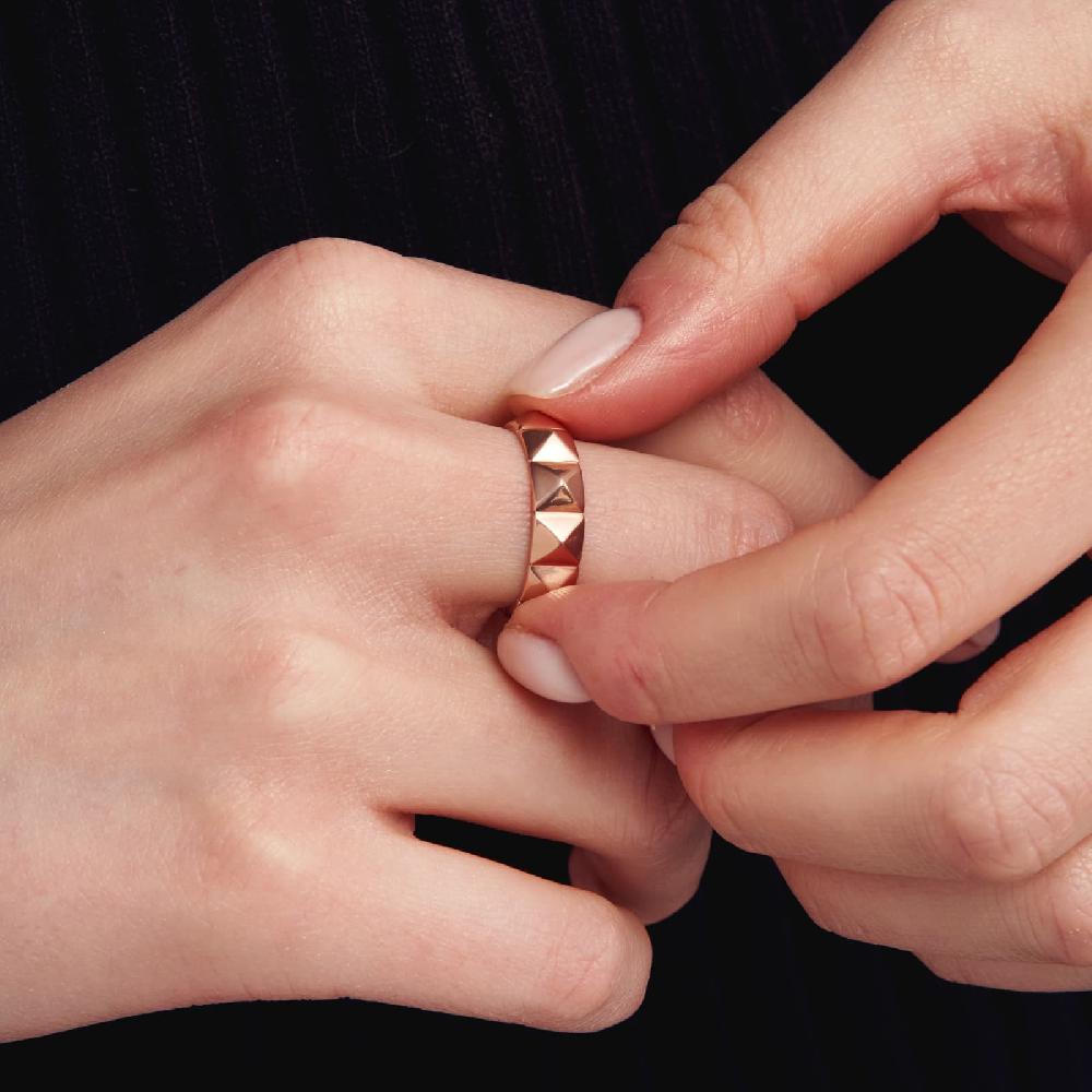 Unoaerre Anello in bronzo dorato rosa 520661 | UNOAERRE Gioielli Offerta