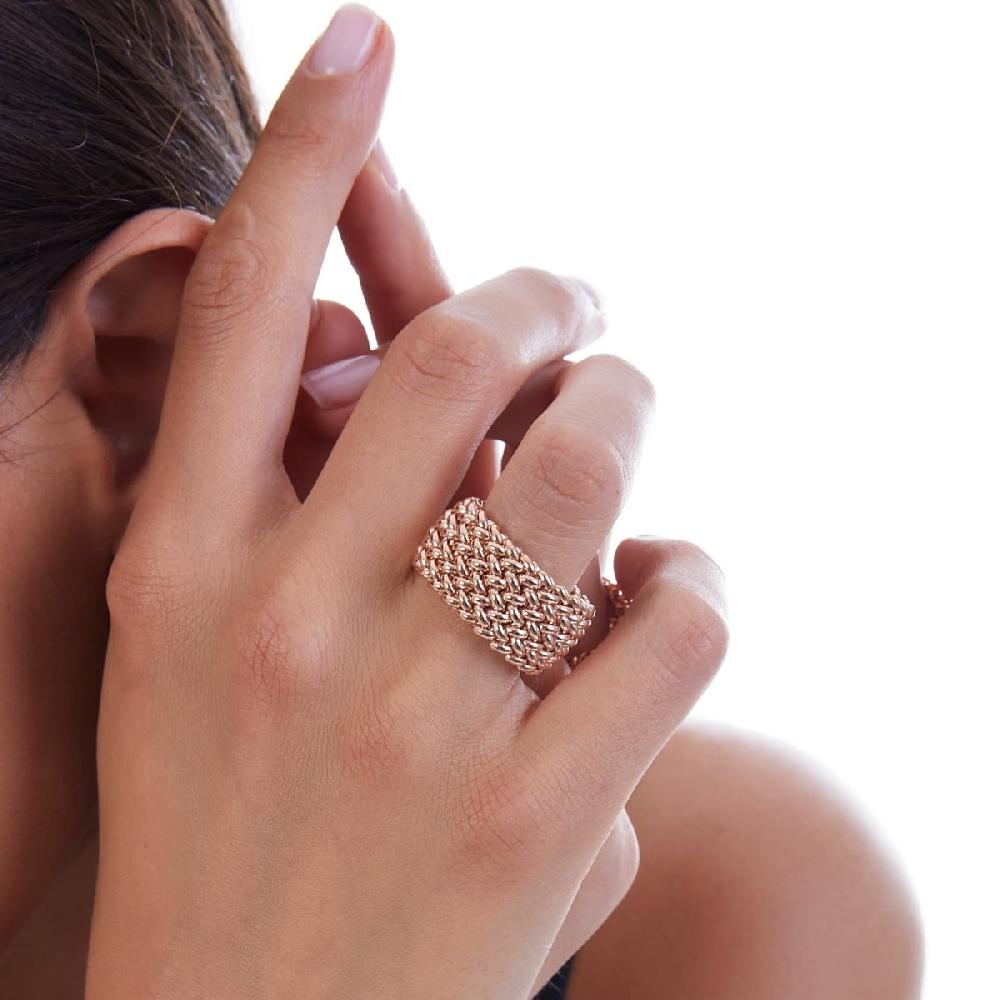 Unoaerre Anello in argento rosa | UNOAERRE Gioielli Presa