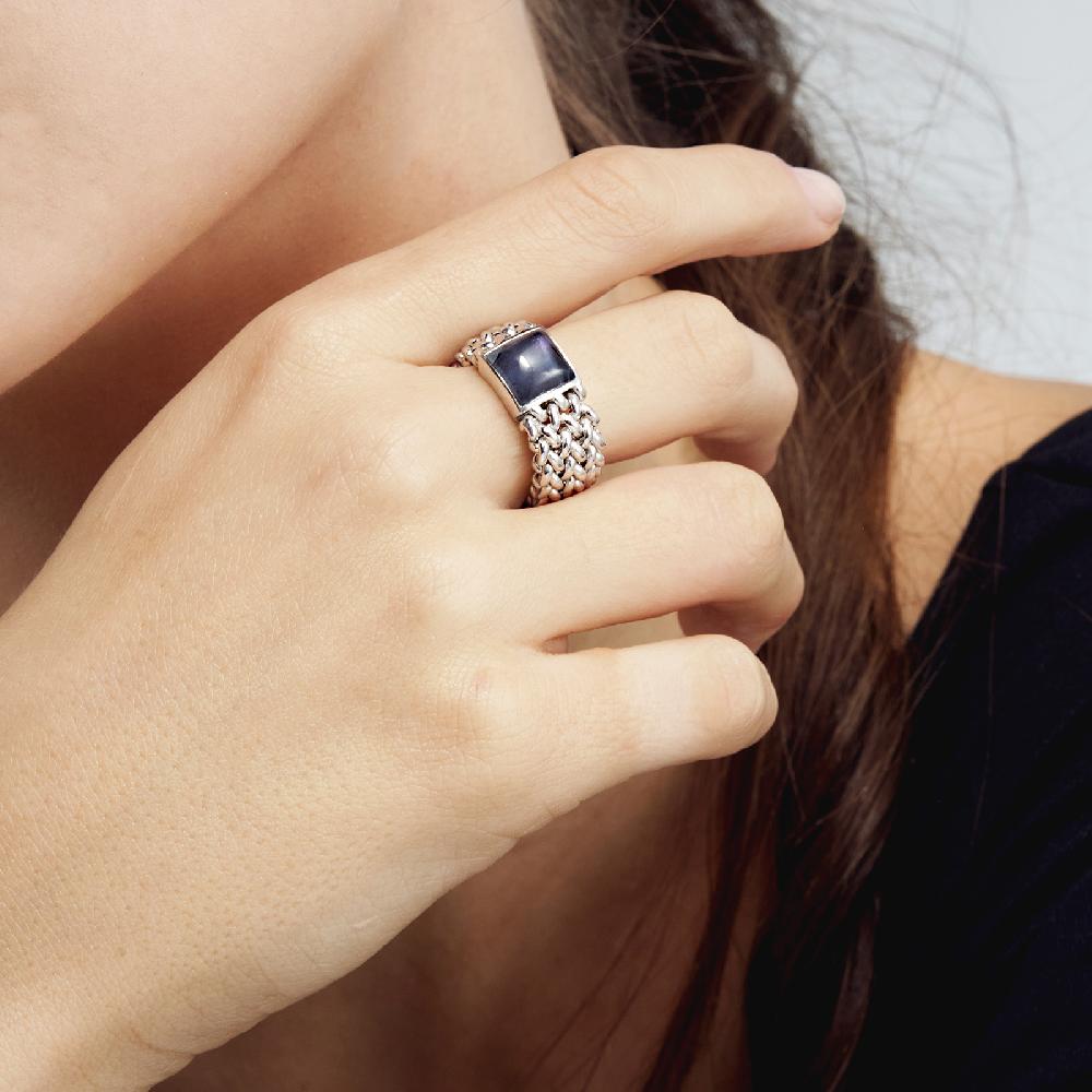 Unoaerre Anello in argento con ametista | UNOAERRE Gioielli Online