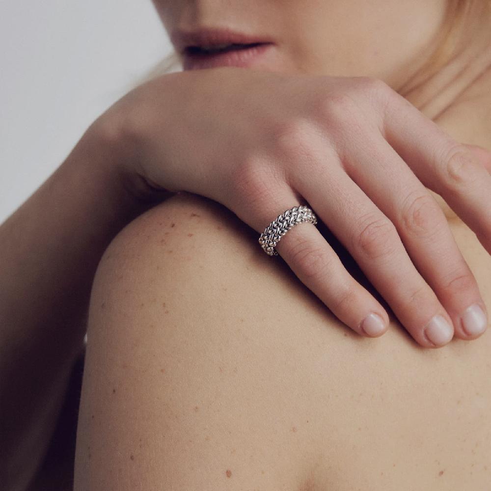 Unoaerre Anello a fascia in argento Chicco | UNOAERRE Gioielli Qualità Garantita