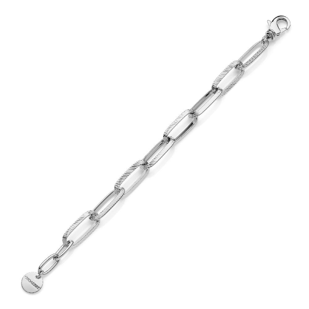Unoaerre Bracciale catena forzatina argentata | UNOAERRE Gioielli Prezzo Ridotto