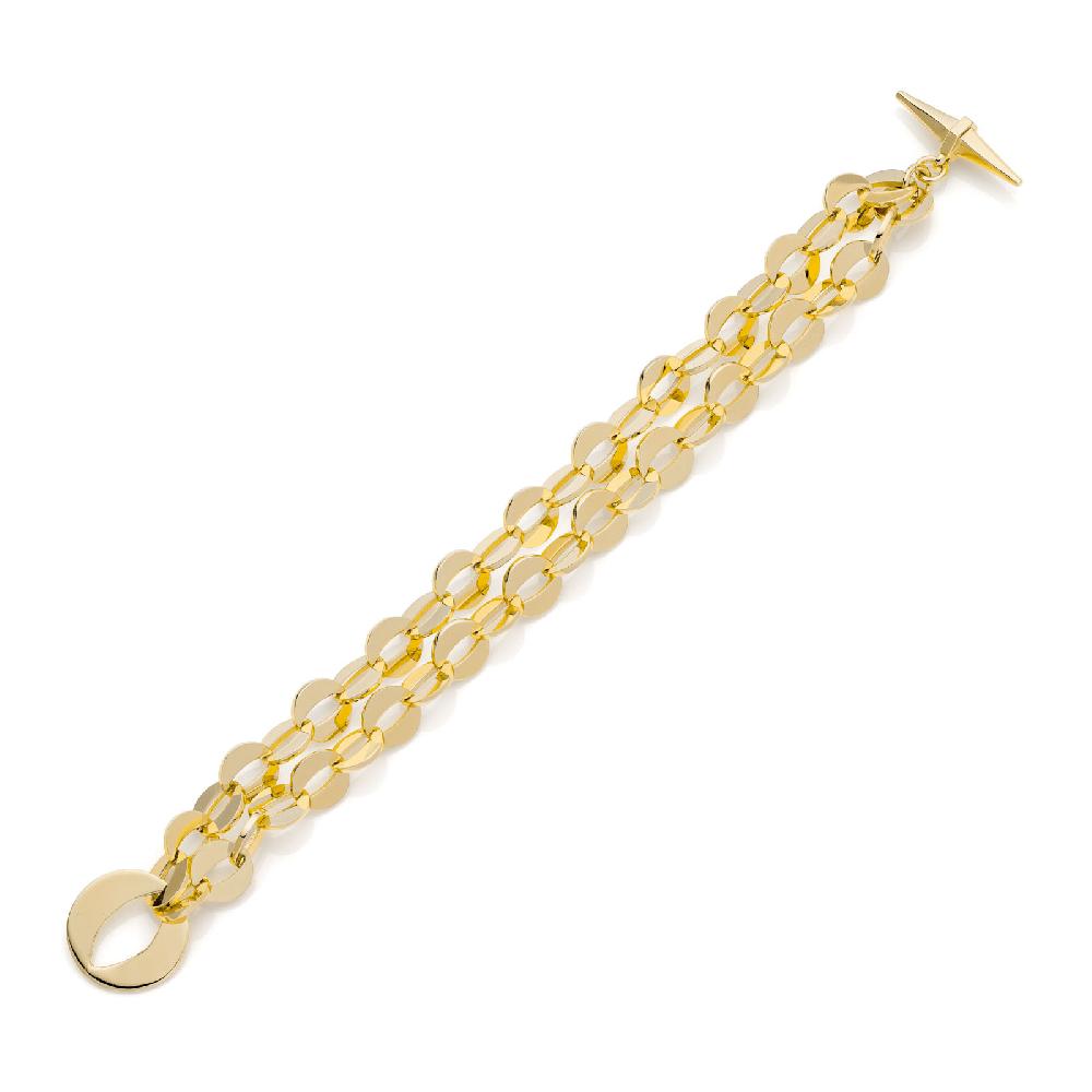 Unoaerre Bracciale catena doppia tonda | UNOAERRE Gioielli Outlet
