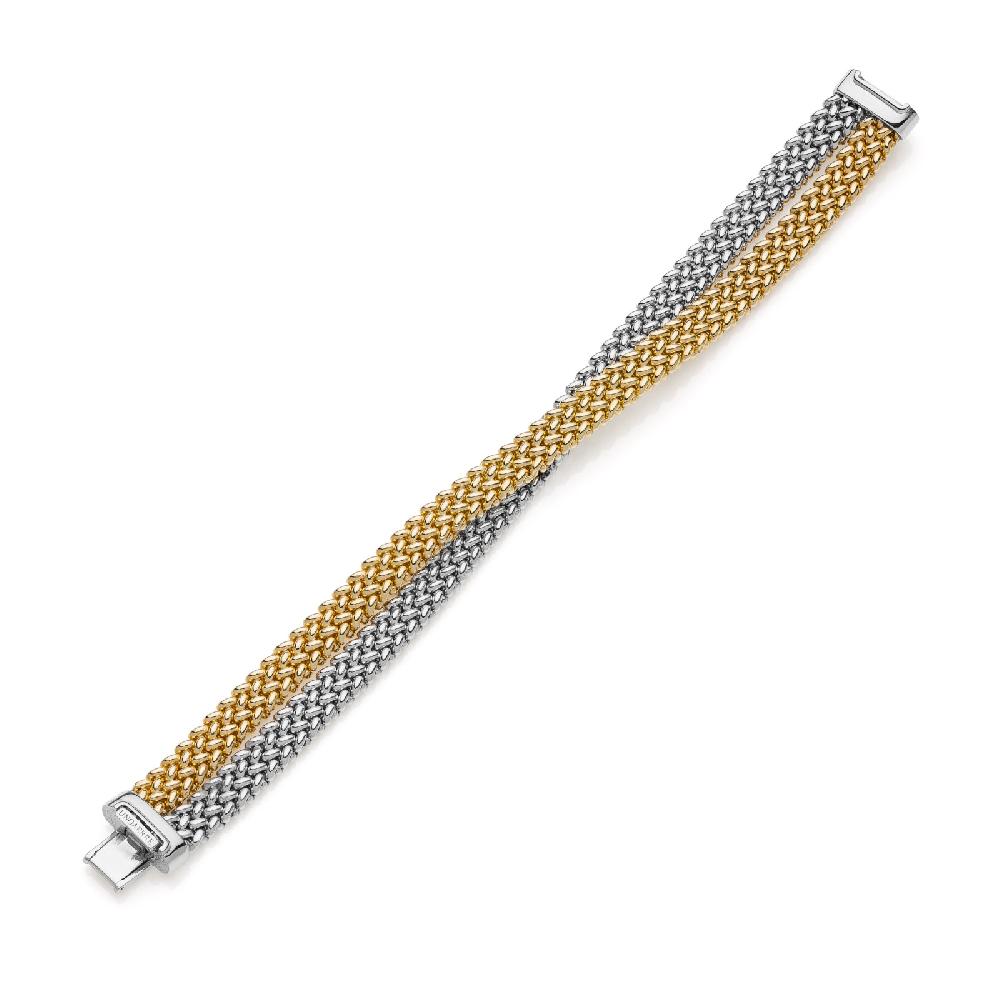 Unoaerre Bracciale argento bicolore | UNOAERRE Gioielli Vendita Economica