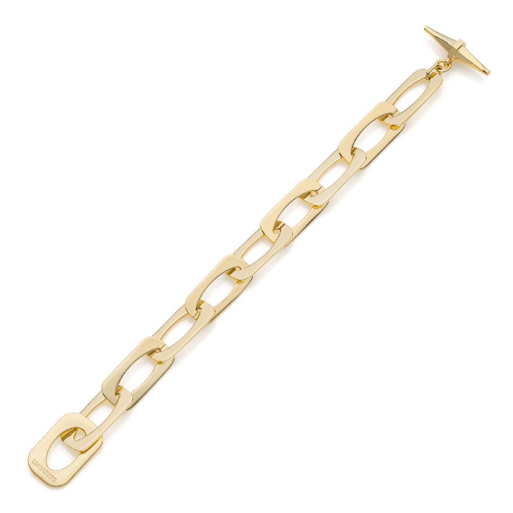 Unoaerre DINAMICA Bracciale dorato catena | UNOAERRE Gioielli Nuova