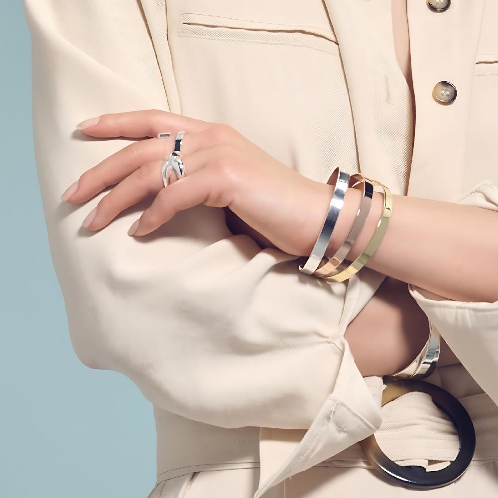 Unoaerre Bracciale bangle argentato | UNOAERRE Gioielli 2025