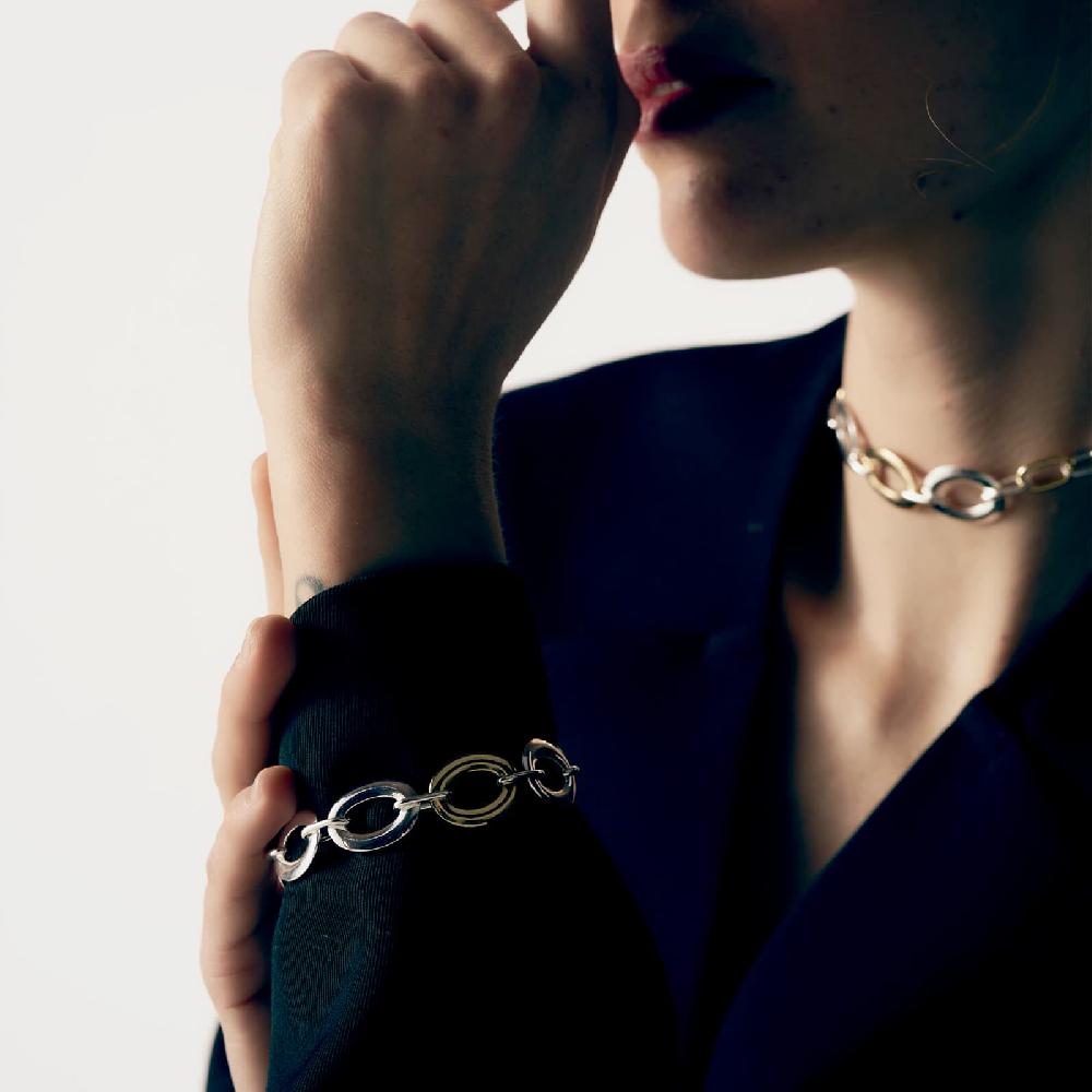 Unoaerre Bracciale donna bicolore Infinity | UNOAERRE Gioielli Soddisfazione Garantita