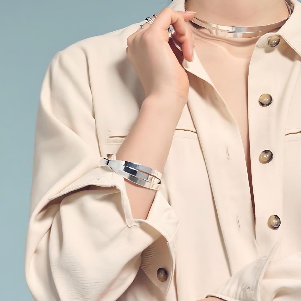 Unoaerre Bracciale rigido argentato | UNOAERRE Gioielli In Vendita